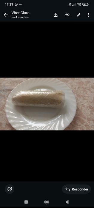 Rolo de massa de pastel da Bahia