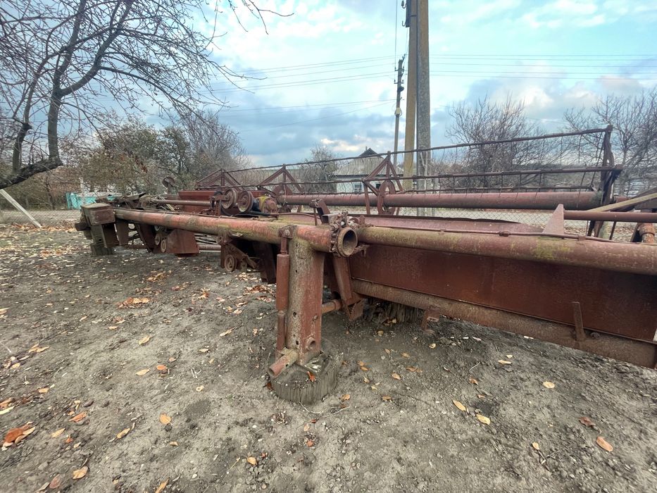 Жатка прицепная на свал ссср