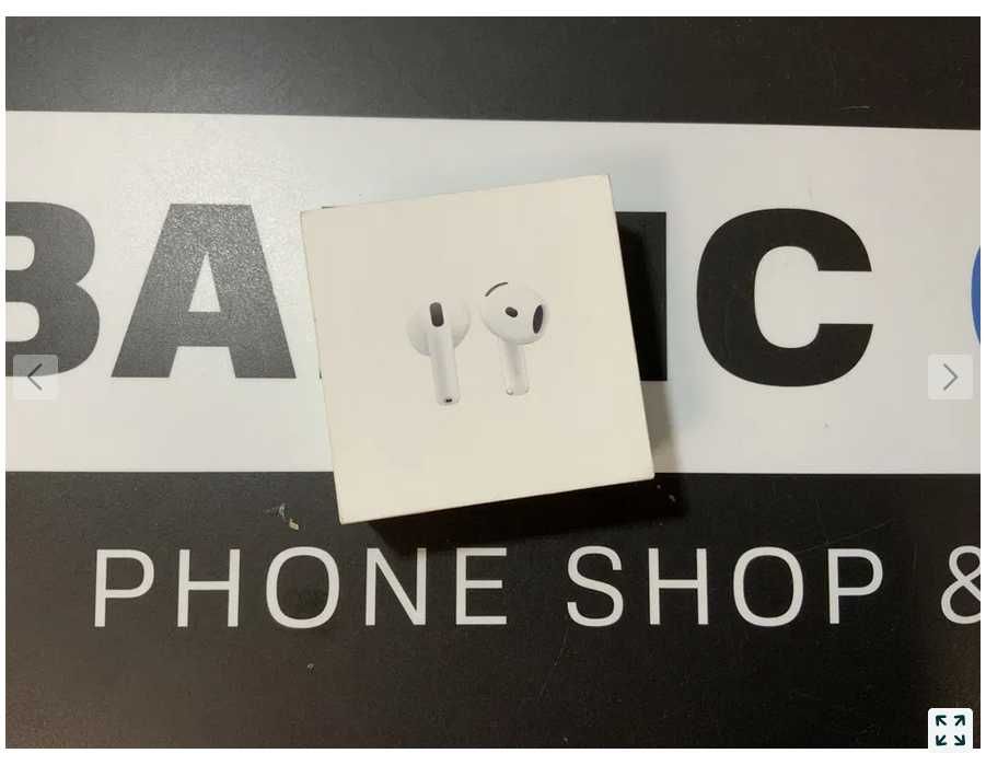 Oryginalne sluchawki bezprzewodowe Apple Airpods 4 white