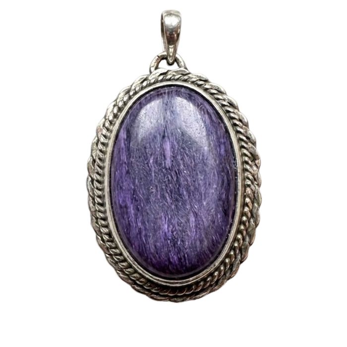 Unikatowy wisior z czaroitem – Srebro 925