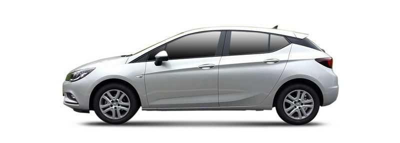 Bagażnik dachowy OPEL Astra K V 2015 do 2020 bazowy belki relingi dach