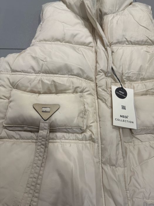 Bezrękawnik Megi kremowy roz uniwersalny