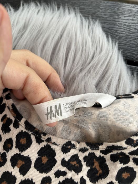 Sukienka w panterke H&M 140 cm