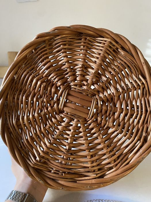 Kosz wiklinowy średnica ok. 31 cm, wysokość ok. 18 cm