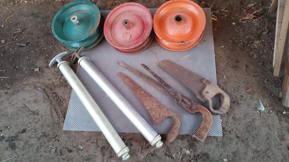 Разный садовый инвентарь ссср диск к садовой тачке