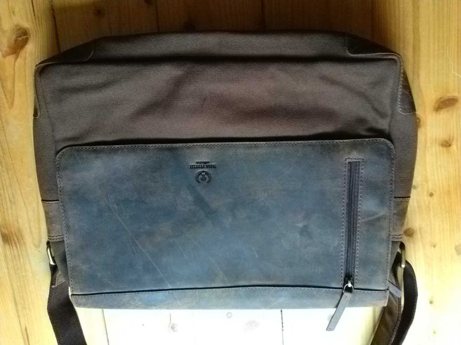 Torba skórzana Paolo Peruzzi GA466J męska na ramię