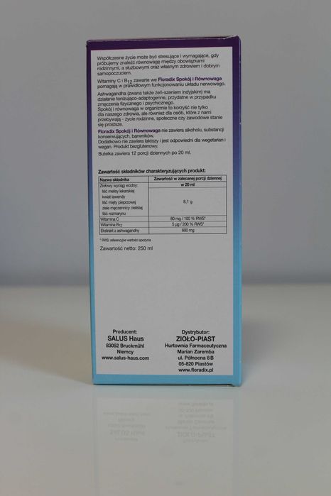 Floradix Spokój i równowaga 250 ml