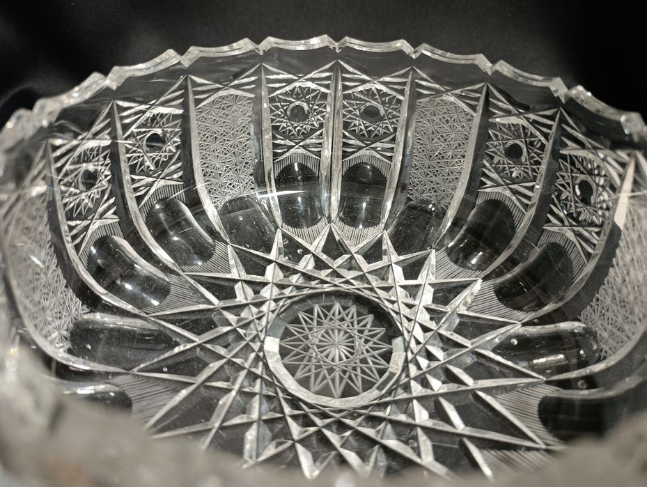 Dyza miska z przezroczystego szkła kryształowego Bleikristall 24%