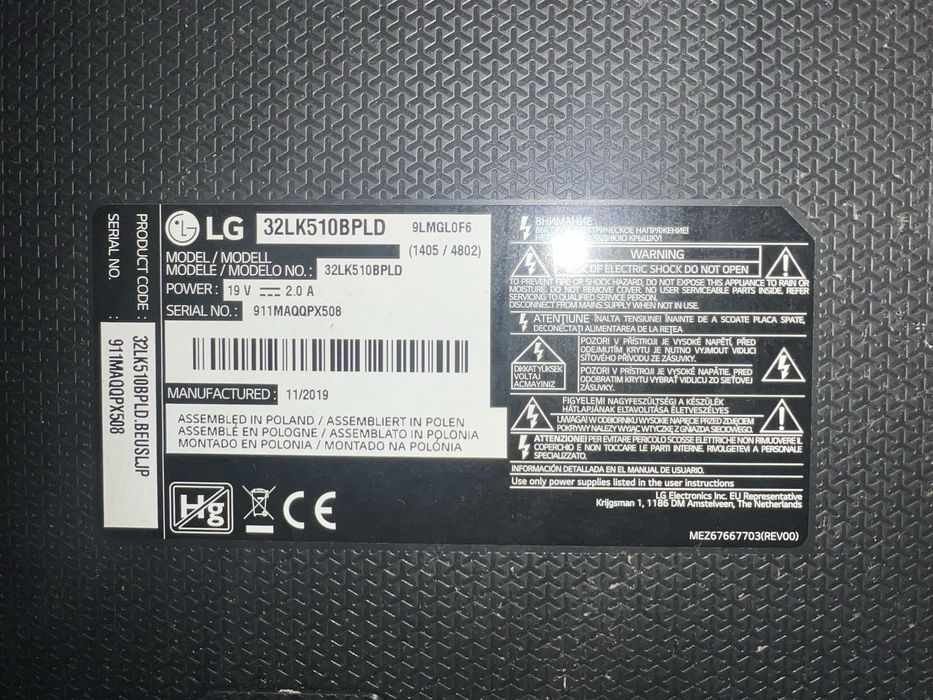 Televisao LG  como nova