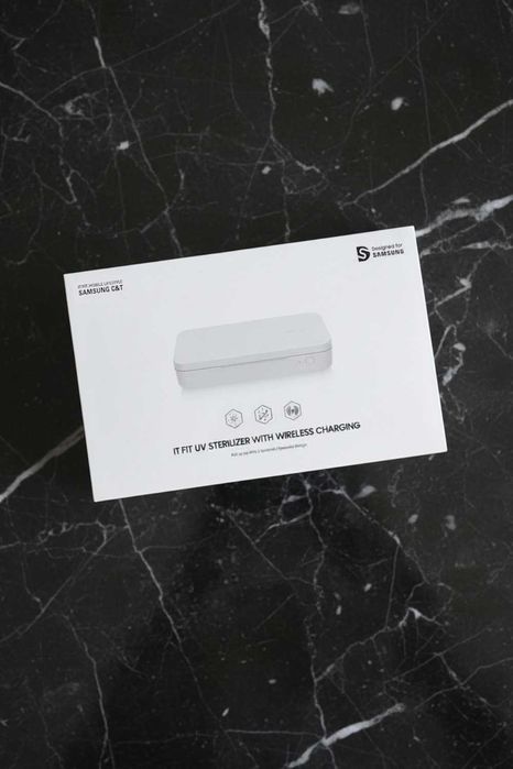 Samsung sterylizator UV • dezynfekcja 99% • ładowanie indukcyjne Qi