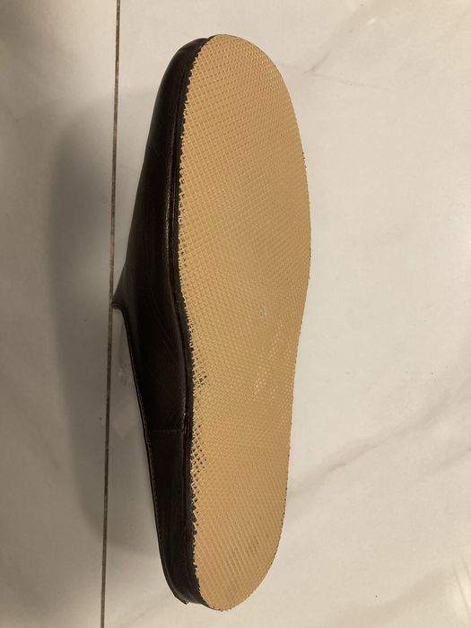 Sapatos de quarto de pele homem - 41,5