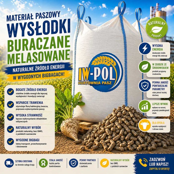 Wysłodki melasowane Tofi 6mm