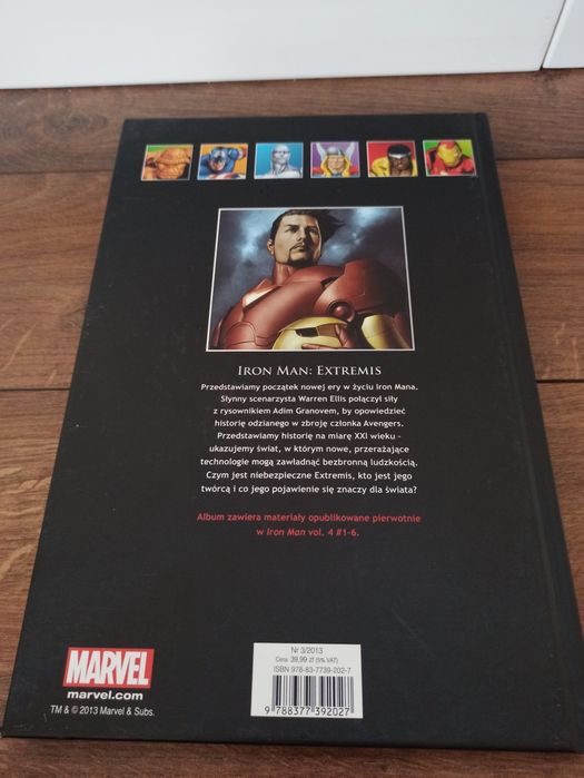 Iron Man Extremis Wielka Kolekcja Komiksów Marvela