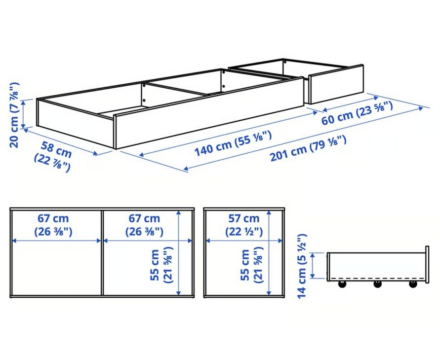 Pojemnik na pościel IKEA VIHALS