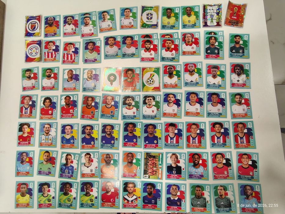 Troca de cromos do mundial de 2026