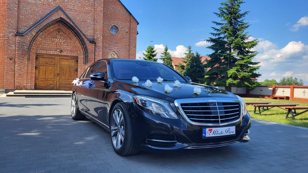 Mercedes S klasa S long  W222 samochód całe mazowieckiedo slubu wesele wynajem