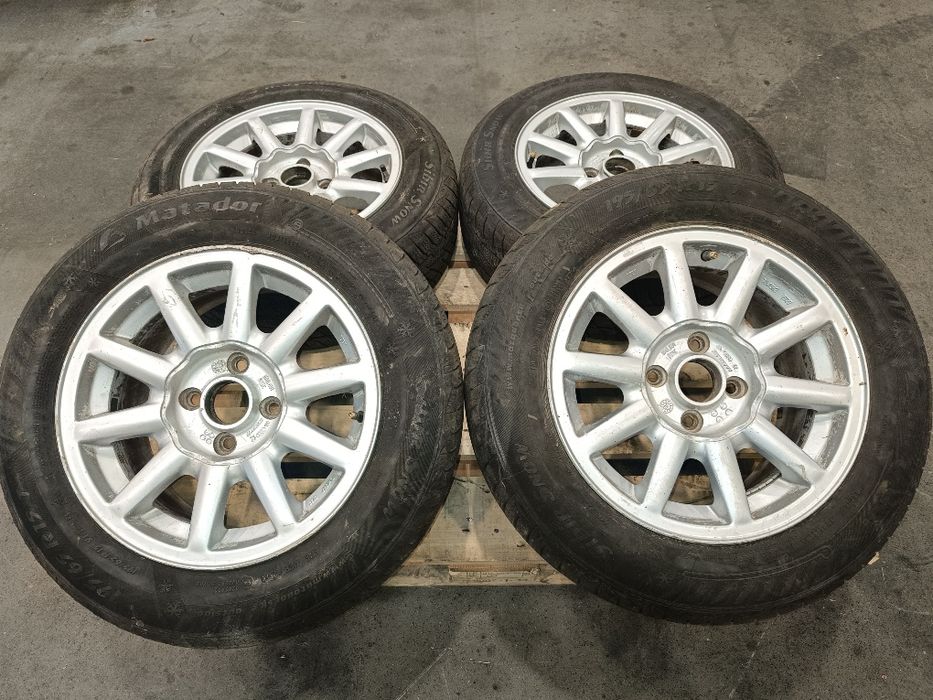 Felgi audi 80, komplet zimowe 195/65 r15 , 4x108