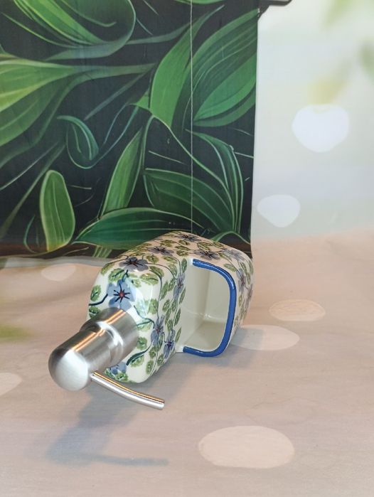 Dozownik ceramiczny na płyn do naczyń unikat ceramika Bolesławiec