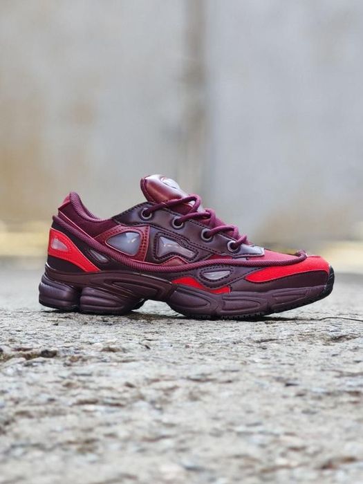 Мужские кроссовки Adidas x Raf Simons Ozweego 3 Burgundy