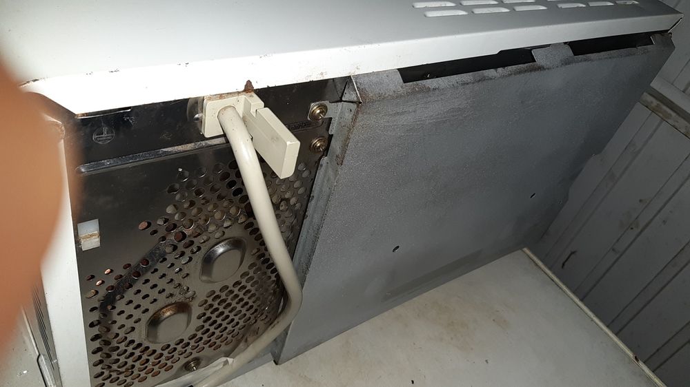 Microondas Sanyo a funcionar muito bem