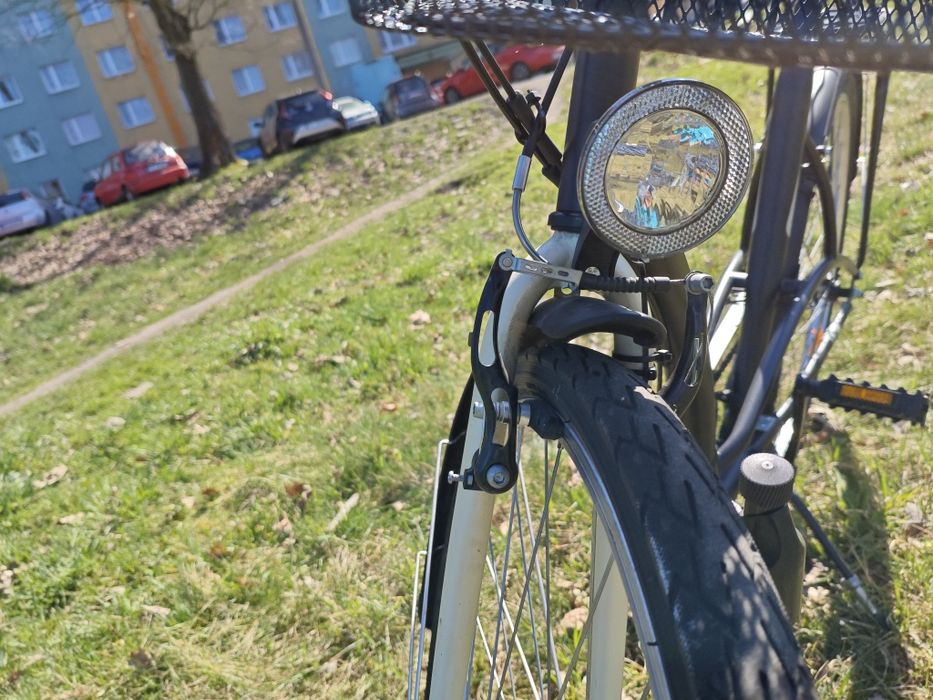 OKAZJA!Rower  z przerzutkami bagażnikiem i koszem