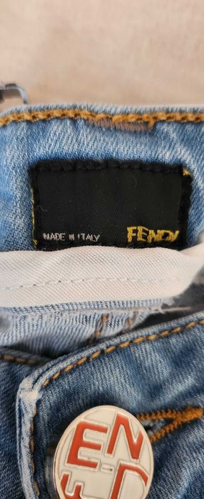Oryginalne spodnie jeansowe FENDI
