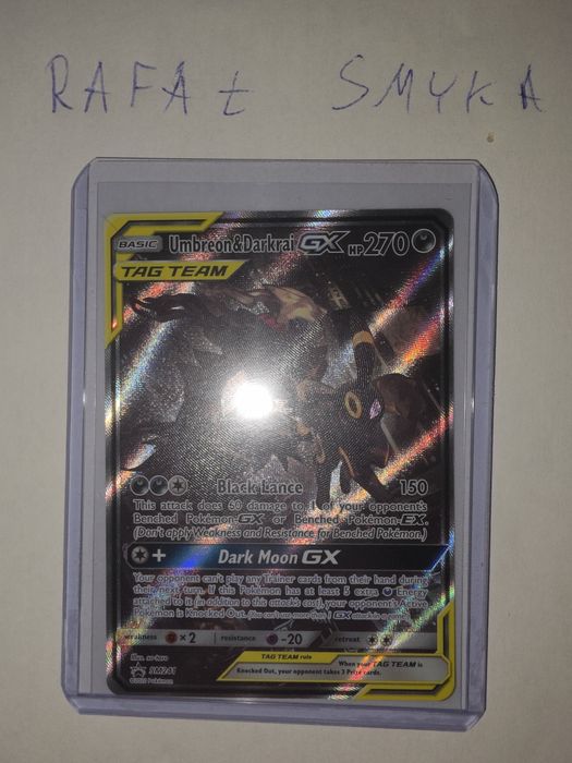 Karta Pokemon TCG Umbreon & Darkrai GX (SM 241) - stan idealny!
