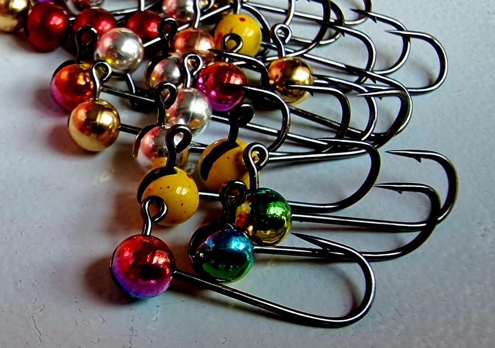 Glowki 5.5mm 1.3g hak 10 - 10 sztuk