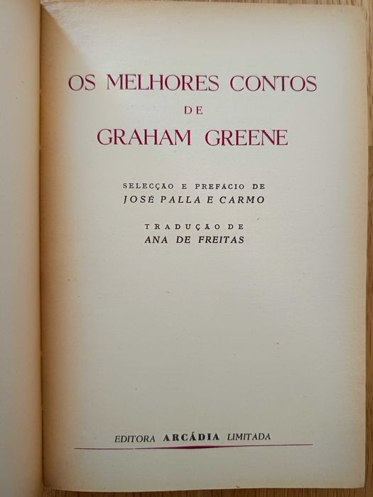 Os melhores contos de Graham Greene (portes incluídos)