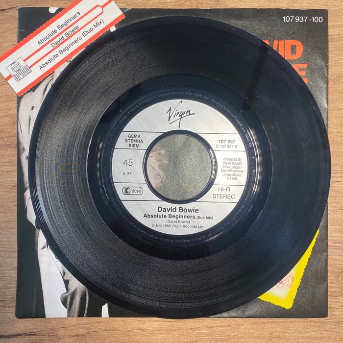 David Bowie - Płyta winylowa 7" - 1986