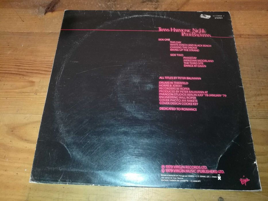 PETER BAUMANN - Trans Harmonic Nights  LP