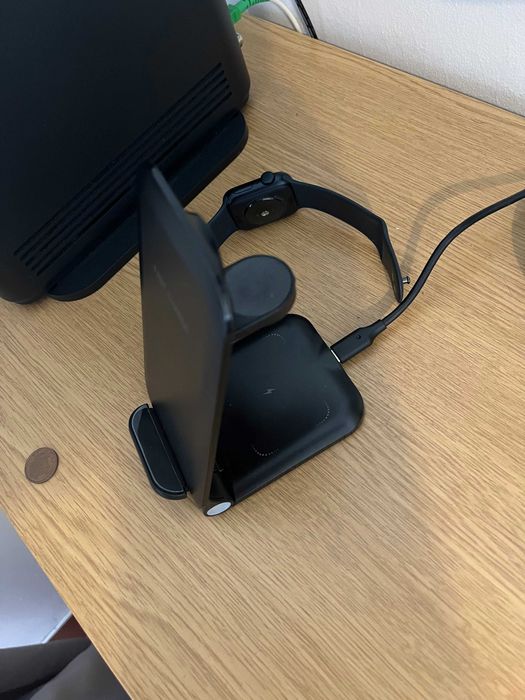 Base Carregamento Wireless 3 em 1