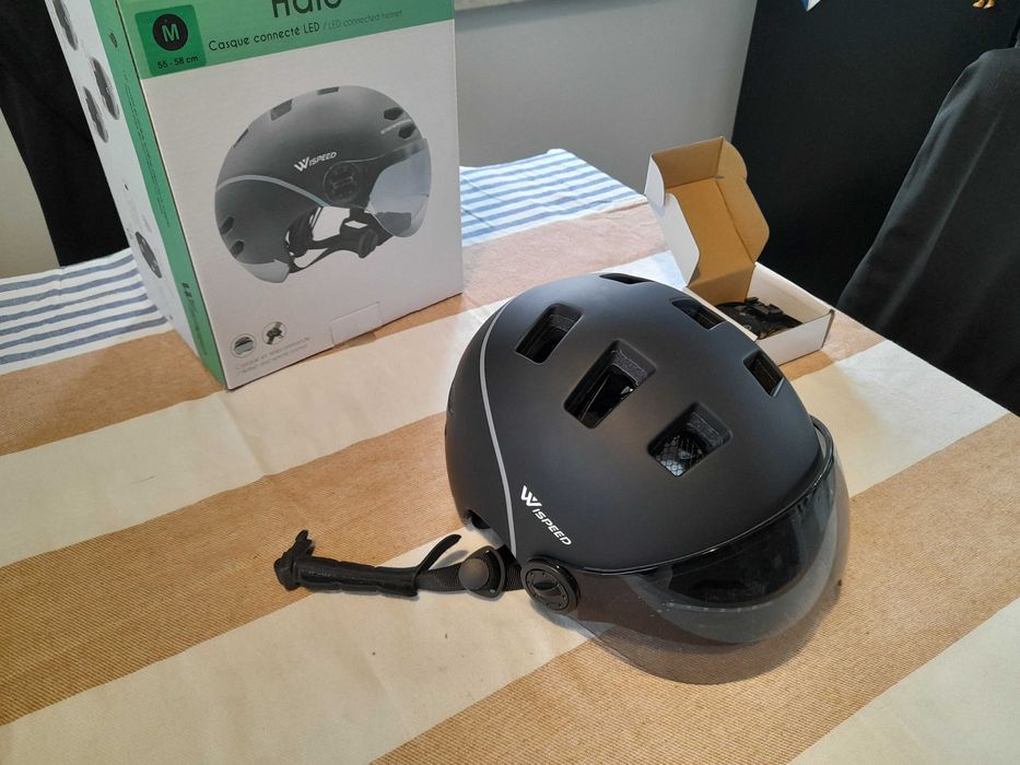 WISPEED Kask Halo Adult czarny rozmiar 55-58cm