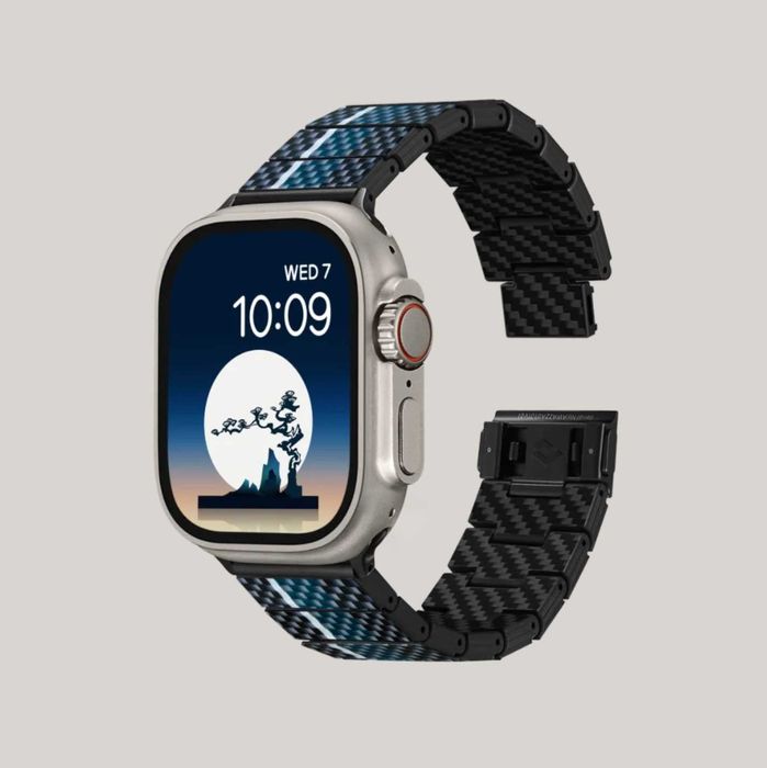ремінець Pitaka Poetry Things Chroma Carbon Apple Watch Moon ремешок