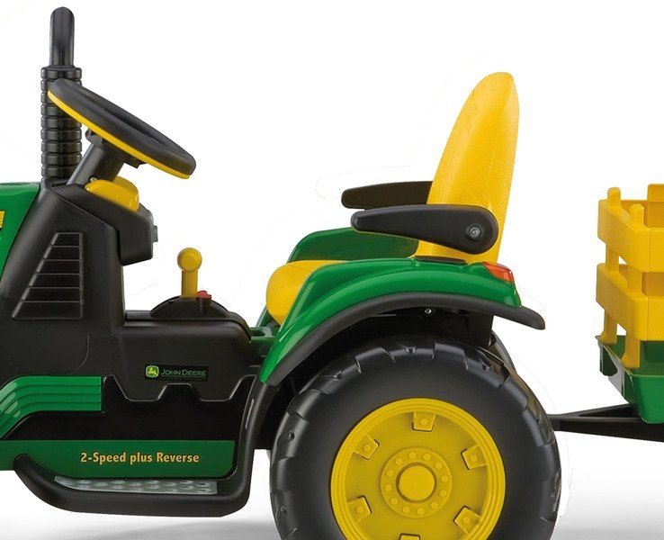 Traktor Na akumulator Peg Perego John Deere Power Pull z Przyczepą