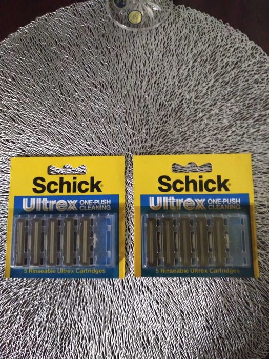 Новые кассеты марки "Schick Ultrex" для бритья 2 шт. (10шт) 140 грн.