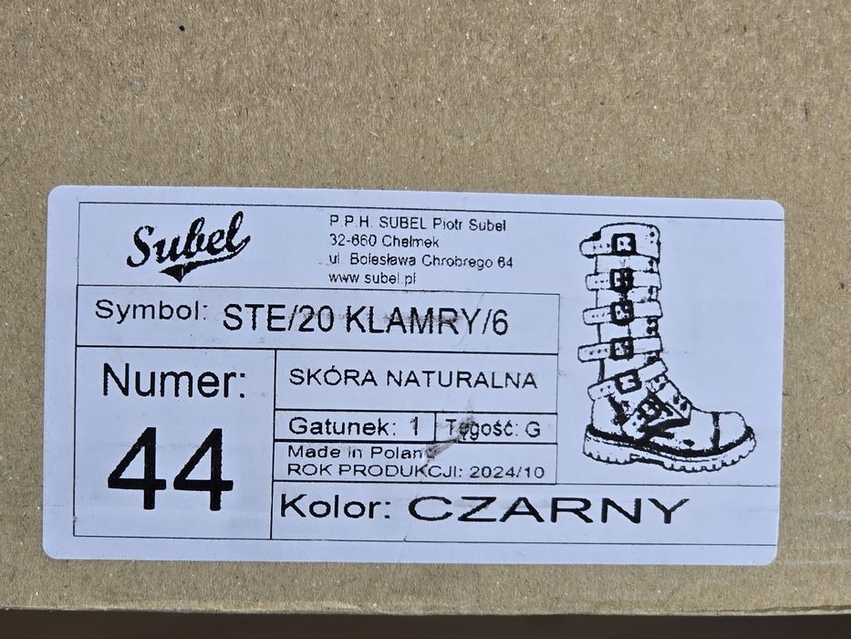 Glany Steady's 20 dziurkowe z klamrami