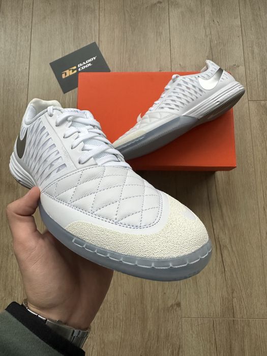 Футзалки Nike Lunargato II White Chrome ,нові,професійні,бампи,залки