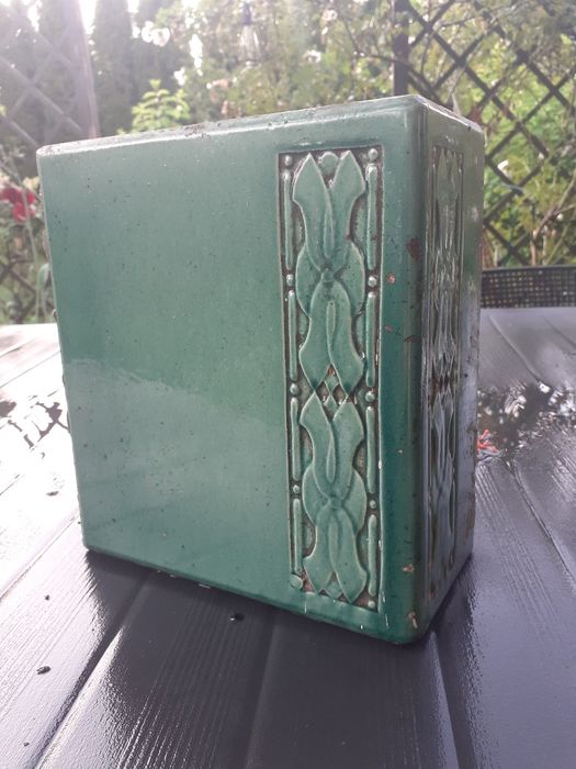 Kafle piecowe 100 letnie z Gdańska