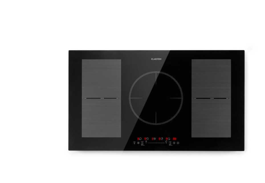 Индукционная плита Белая-черная Klarstein Delicatessa 90 Flex