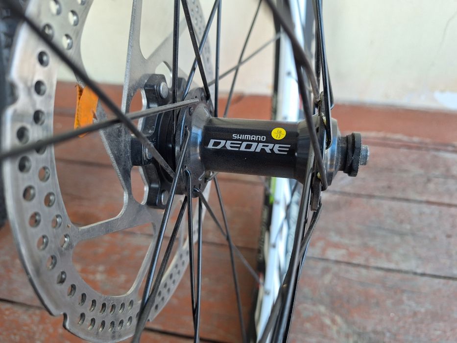 Колесо 26 (вилсет). обод alexrims, втулка deore, schwalbe rocket ron