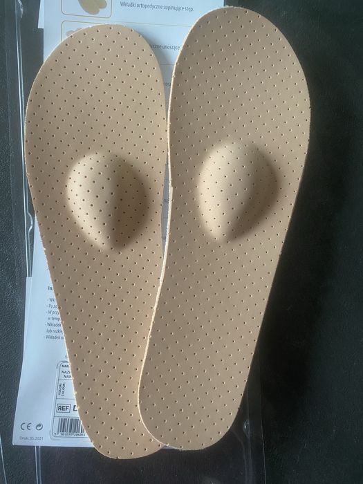 Wkładki ortopedyczne uniszące łuk poprzeczny Nowe