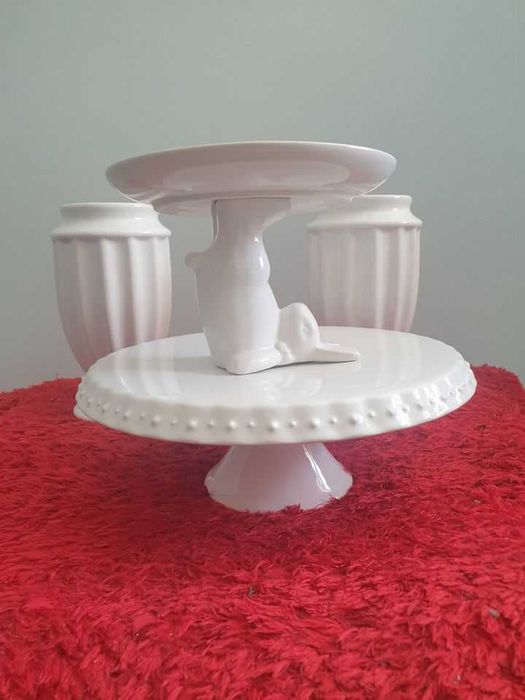 Conjunto CeramIca Festas COR BRANCO 22 PEÇAS