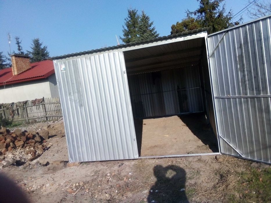 Garaż/konstrukcja stalowa/3x5