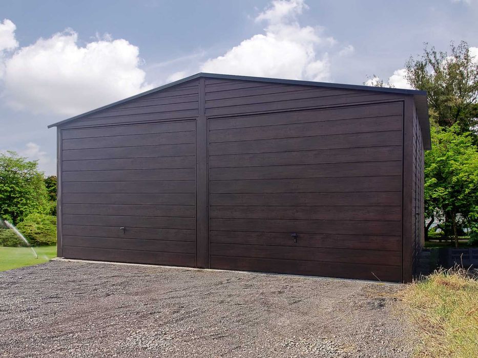 Garaż blaszany 6x6