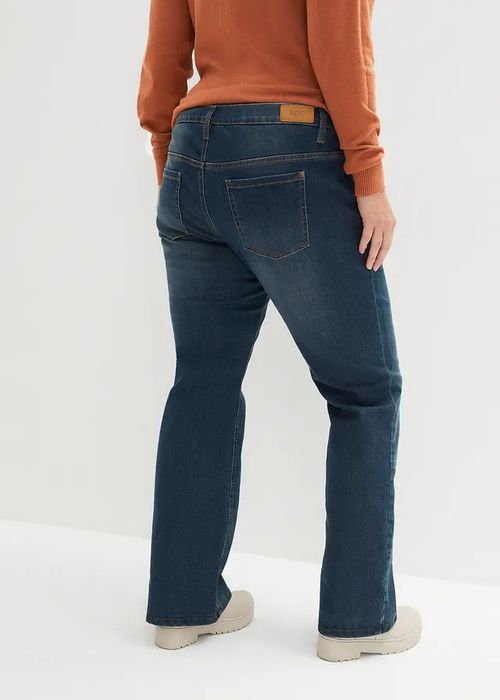 B.P.C spodnie ciążowe jeansy ocieplane bootcut ^46