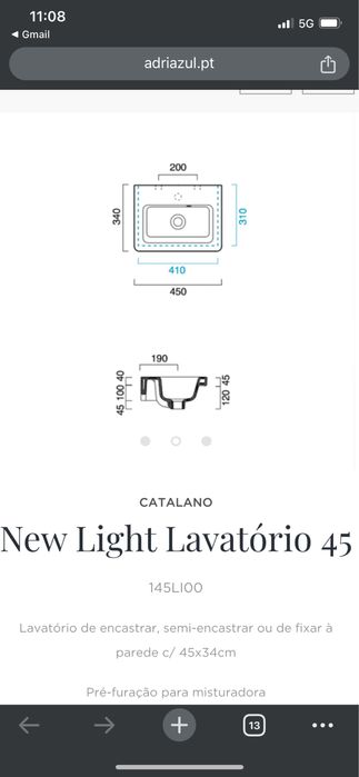 Lavatório catalano
