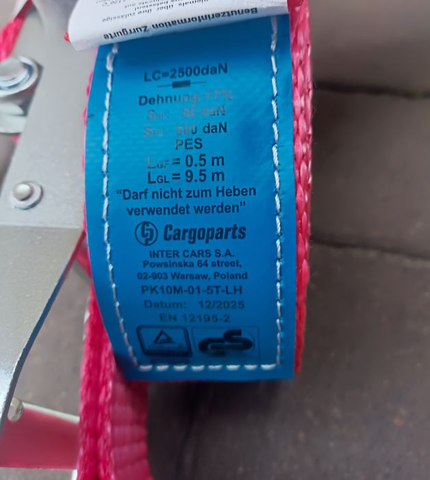 Pasy transportowe 10 sztuki