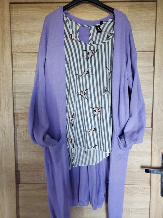 Komplet sweterek i 2 bluzki rozm L-XL