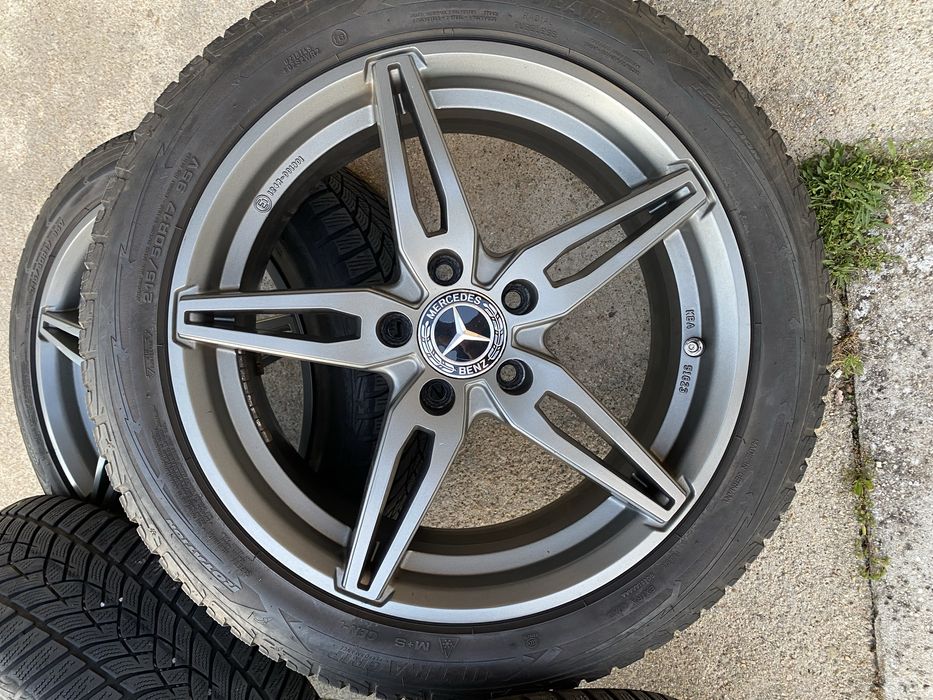 Jantes 17’ Mercedes com 4 pneus